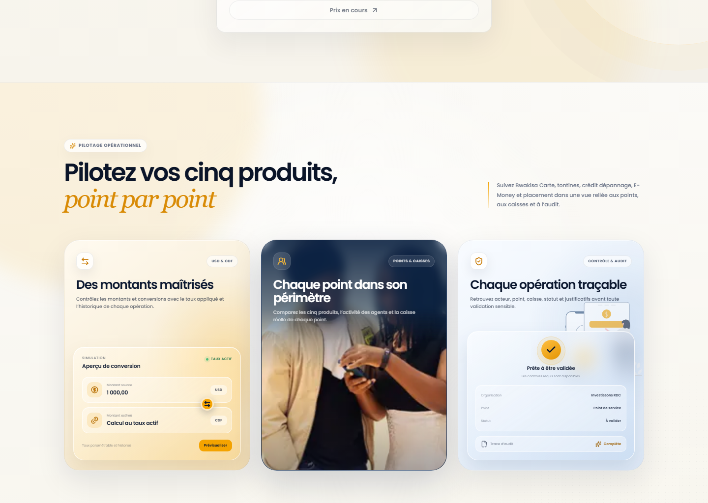 Finance plus lisible sur le portail Web